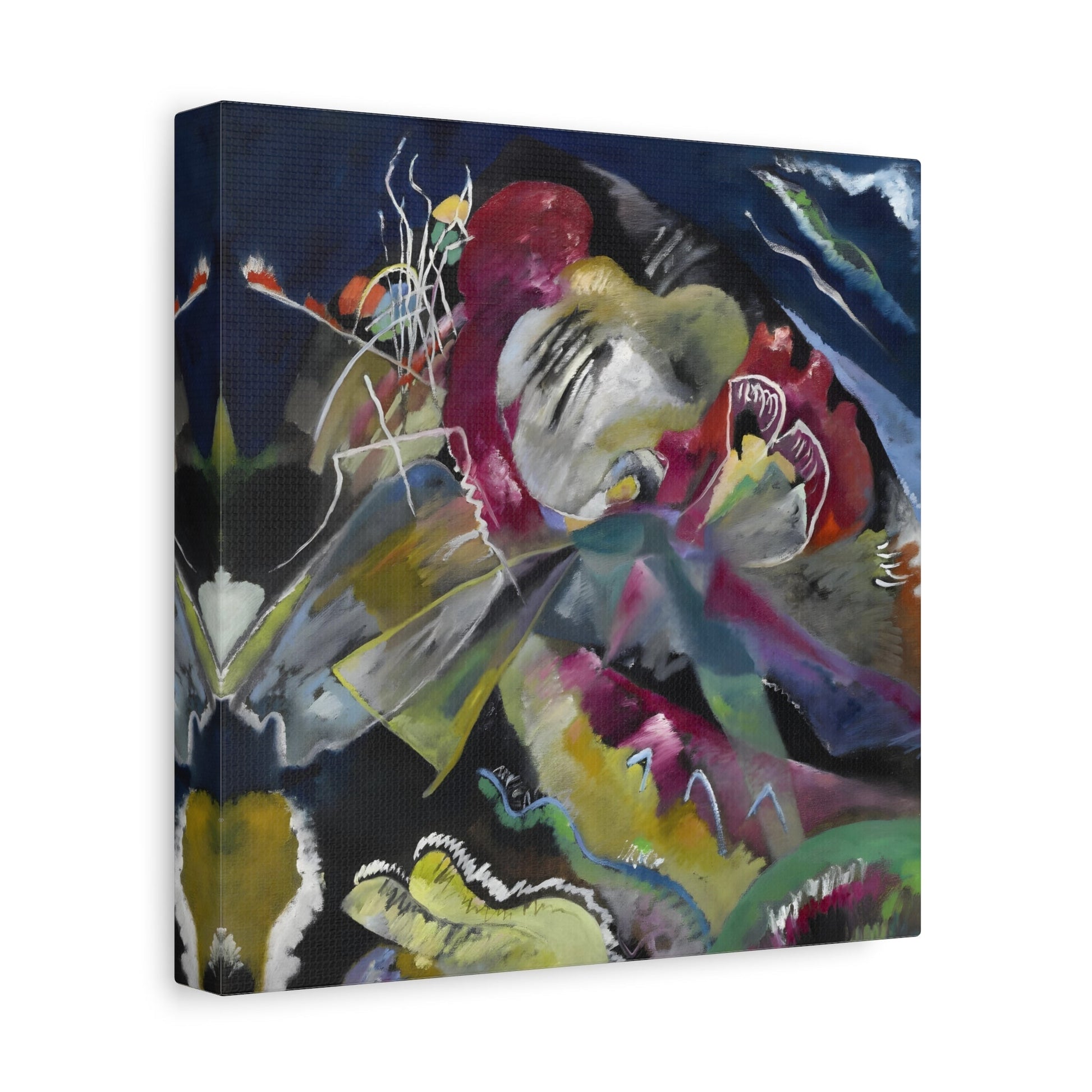 Wassily Kandinsky Painting with White Lines - Canvas Wall Art Print