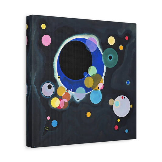 Wassily Kandinsky Several Circles - Canvas Wall Art Print Reproduction