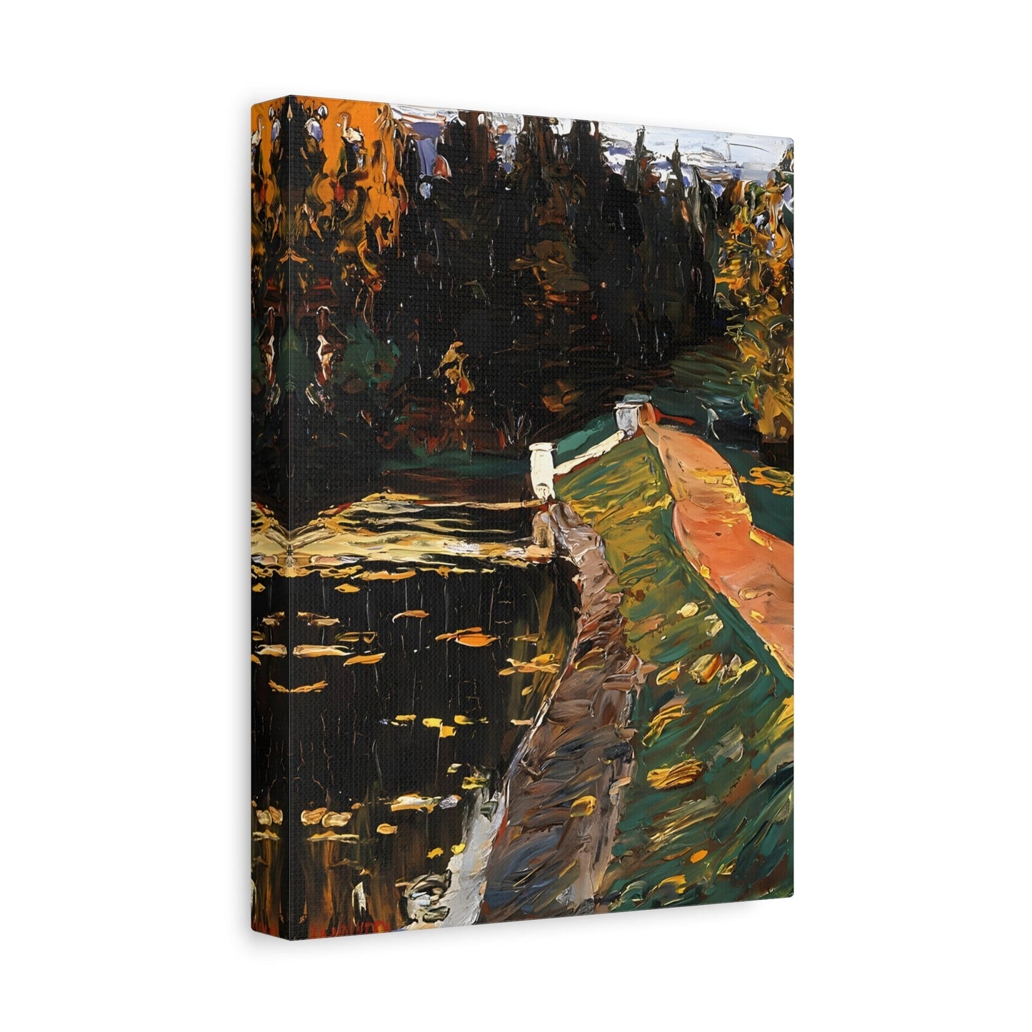 Wassily Kandinsky Sluice - Abstract Canvas Wall Art Print Reprodcution