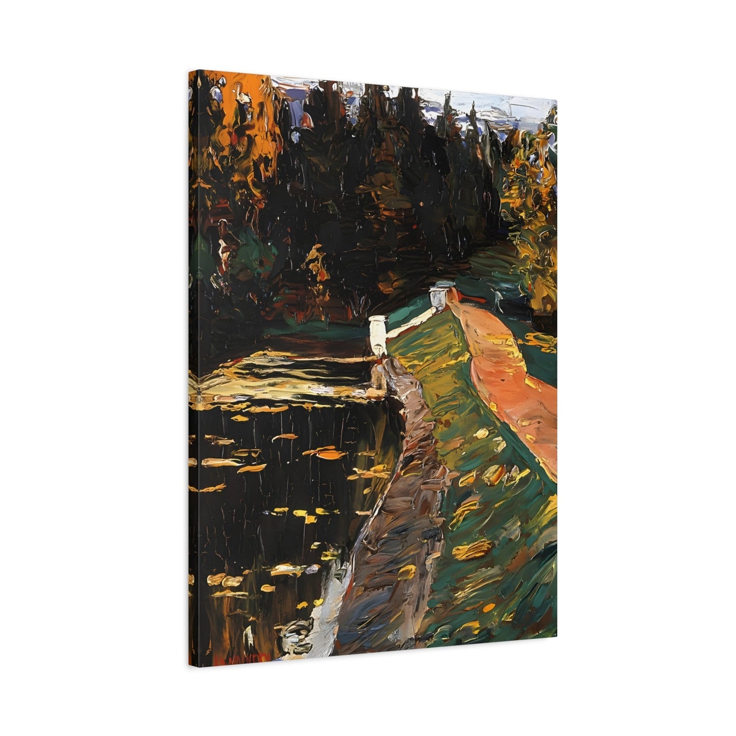 Wassily Kandinsky Sluice - Abstract Canvas Wall Art Print Reprodcution