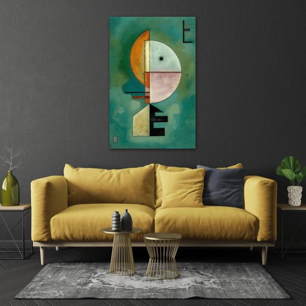 Wassily Kandinsky Upward - Abstract Wall Art Canvas Print