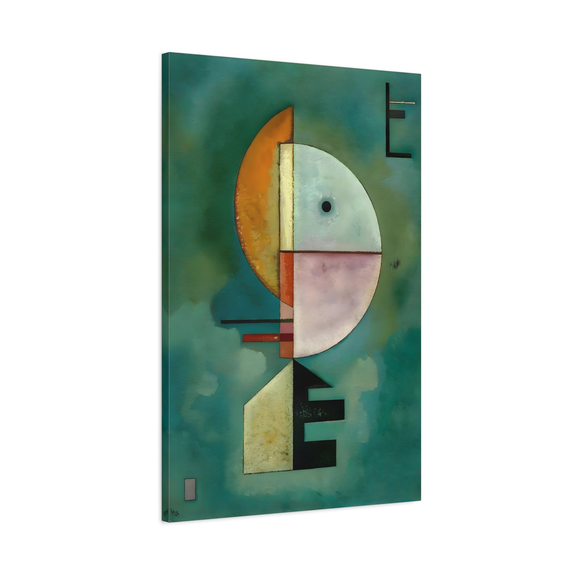 Wassily Kandinsky Upward - Abstract Wall Art Canvas Print