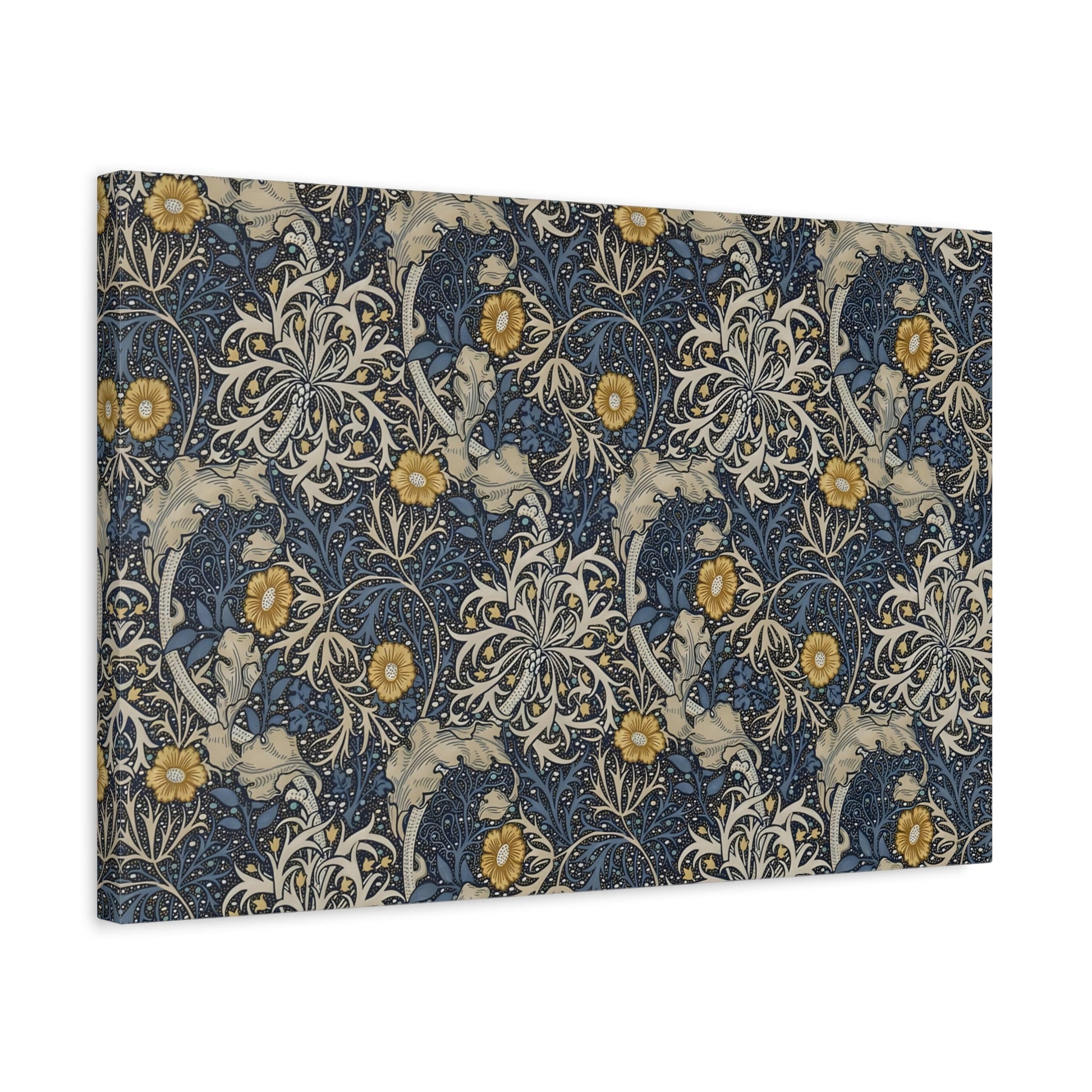 William Morris Seaweed Harmony Canvas Wall Art Prints - Maritime Artwork for Home Decor