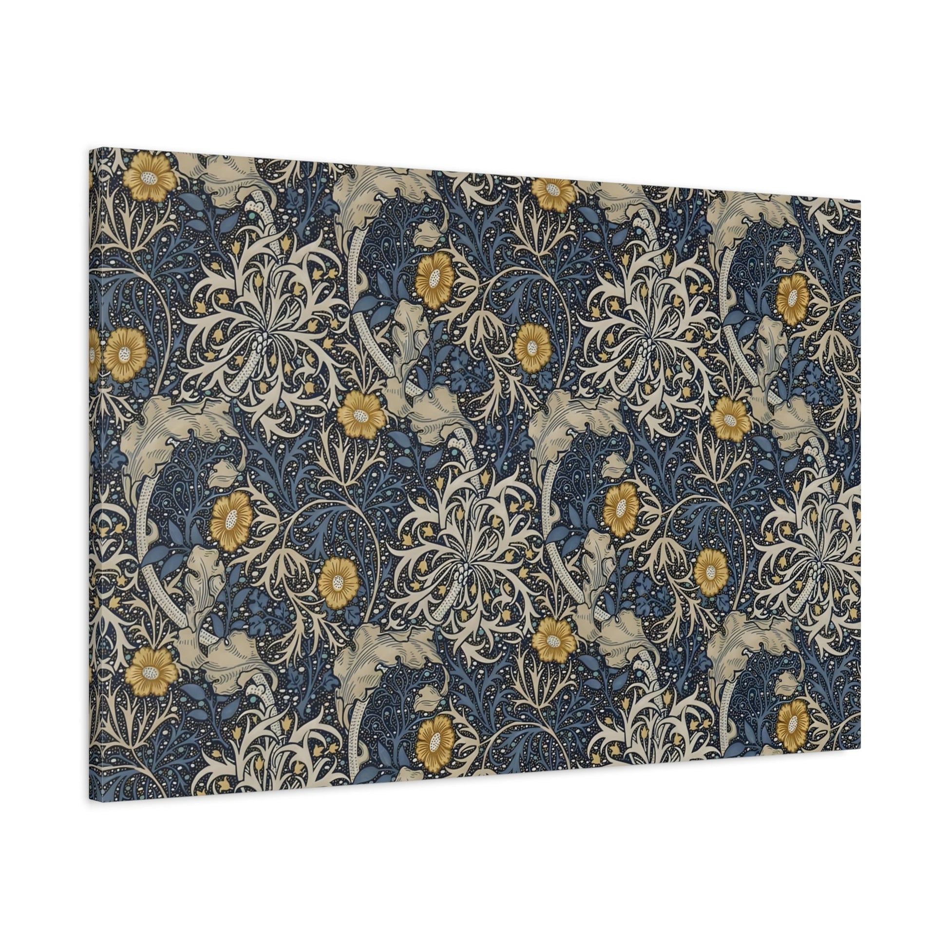 William Morris Seaweed Harmony Canvas Wall Art Prints - Maritime Artwork for Home Decor