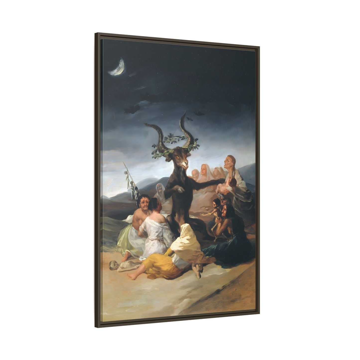 Witches Of Sabbath Goya Framed Large Canvas Wall Art Prints