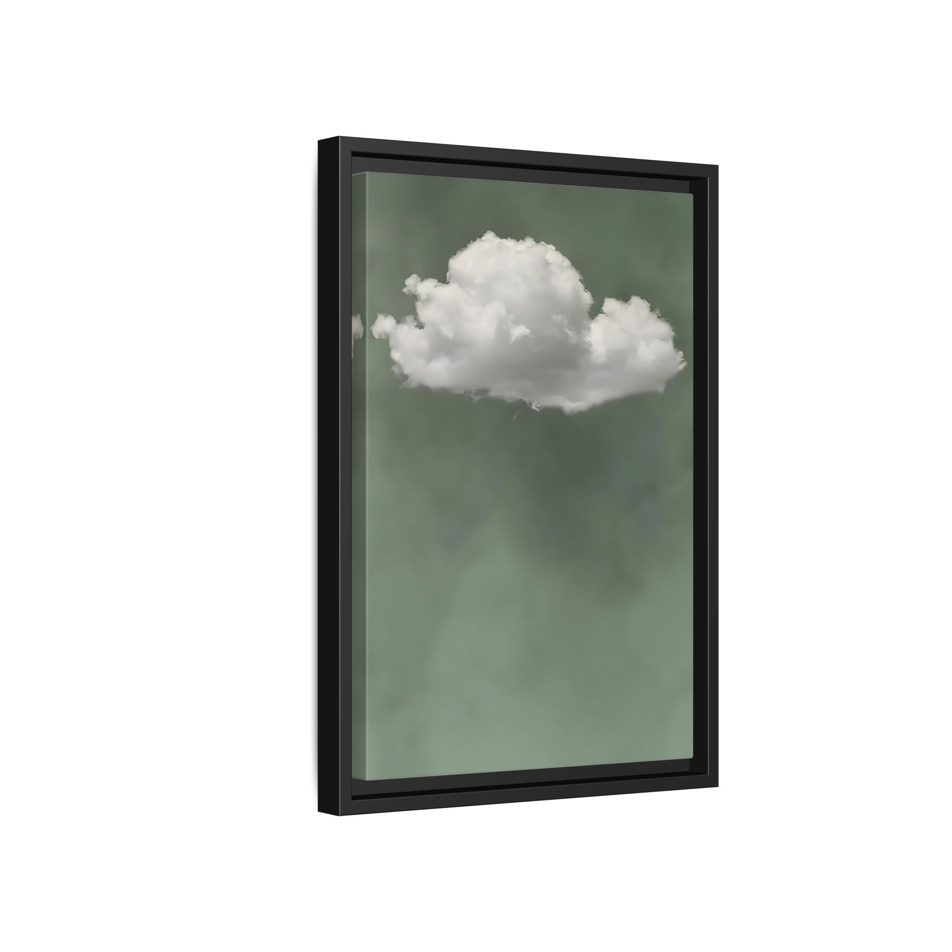 Zen Canvas Prints Surreal Sage - Green Cloud Wall Art