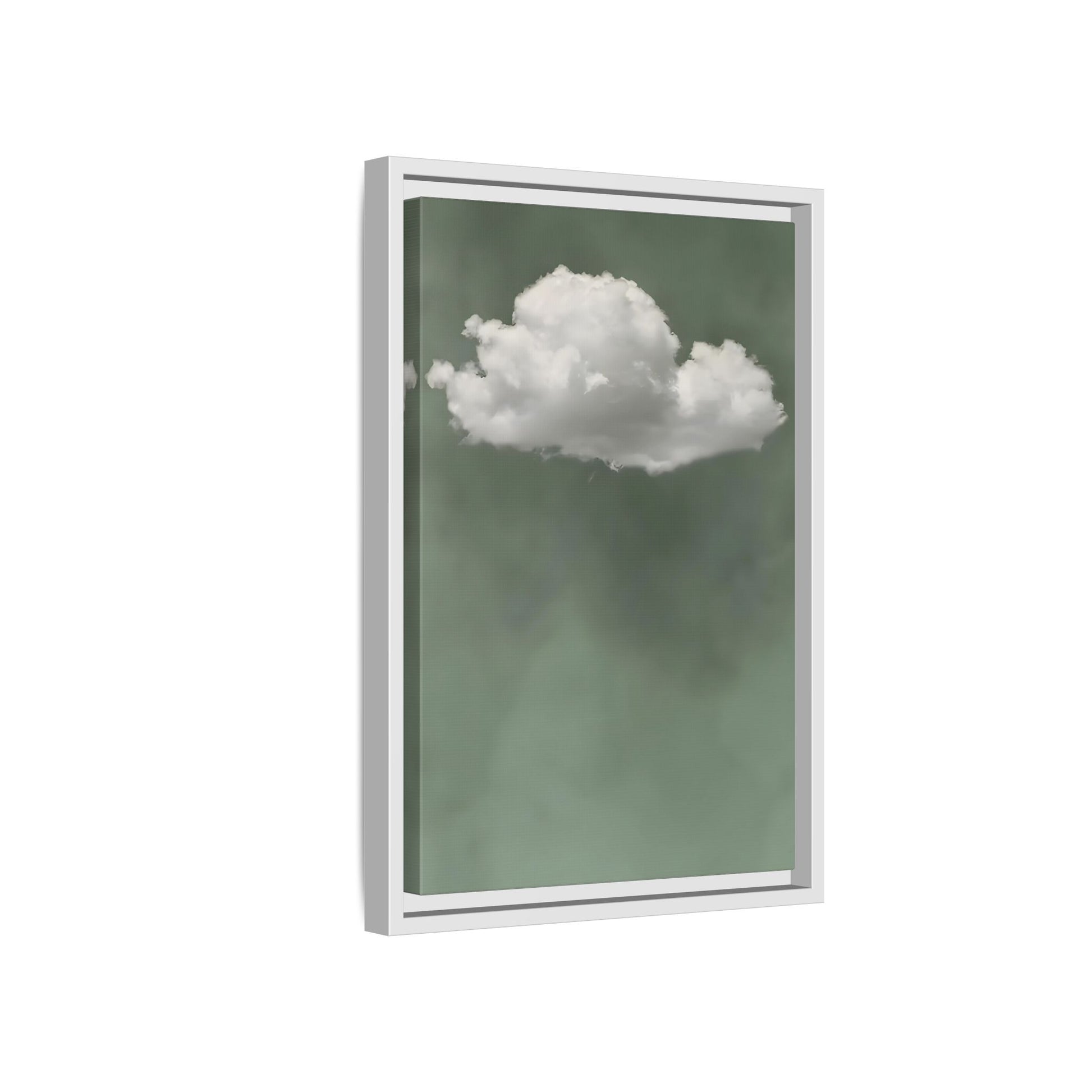 Zen Canvas Prints Surreal Sage - Green Cloud Wall Art