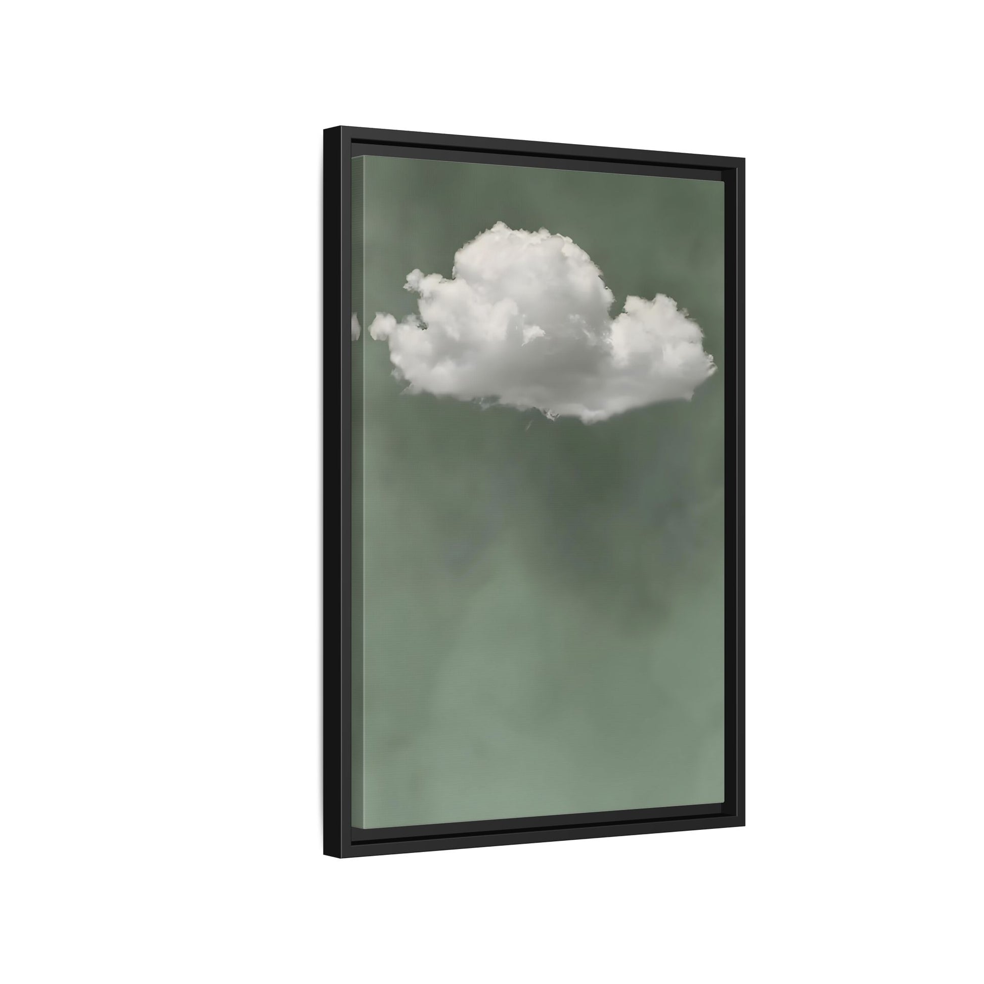 Zen Canvas Prints Surreal Sage - Green Cloud Wall Art