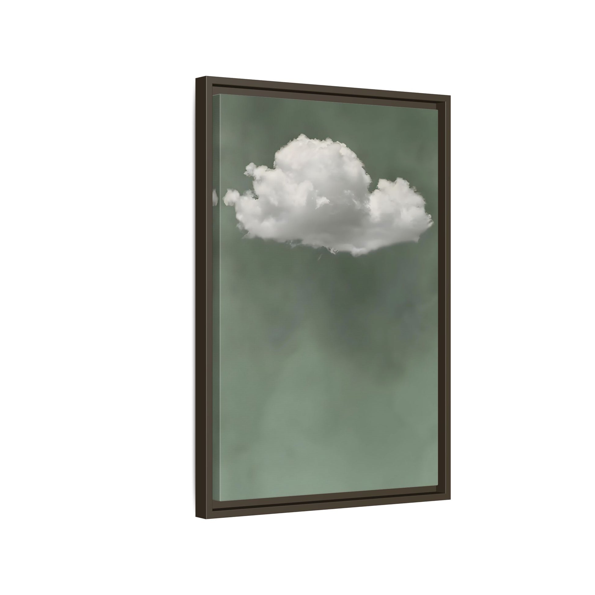 Zen Canvas Prints Surreal Sage - Green Cloud Wall Art