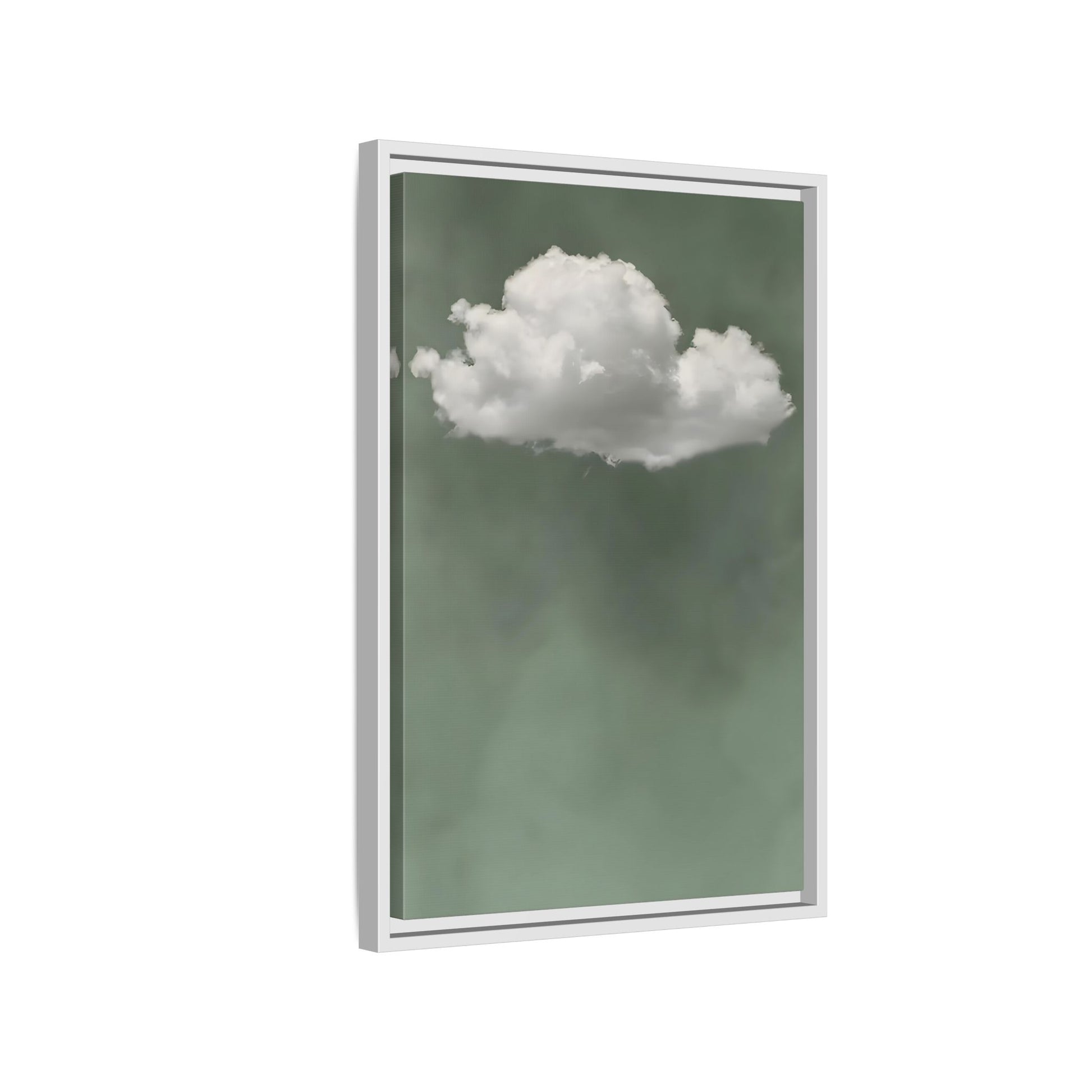Zen Canvas Prints Surreal Sage - Green Cloud Wall Art