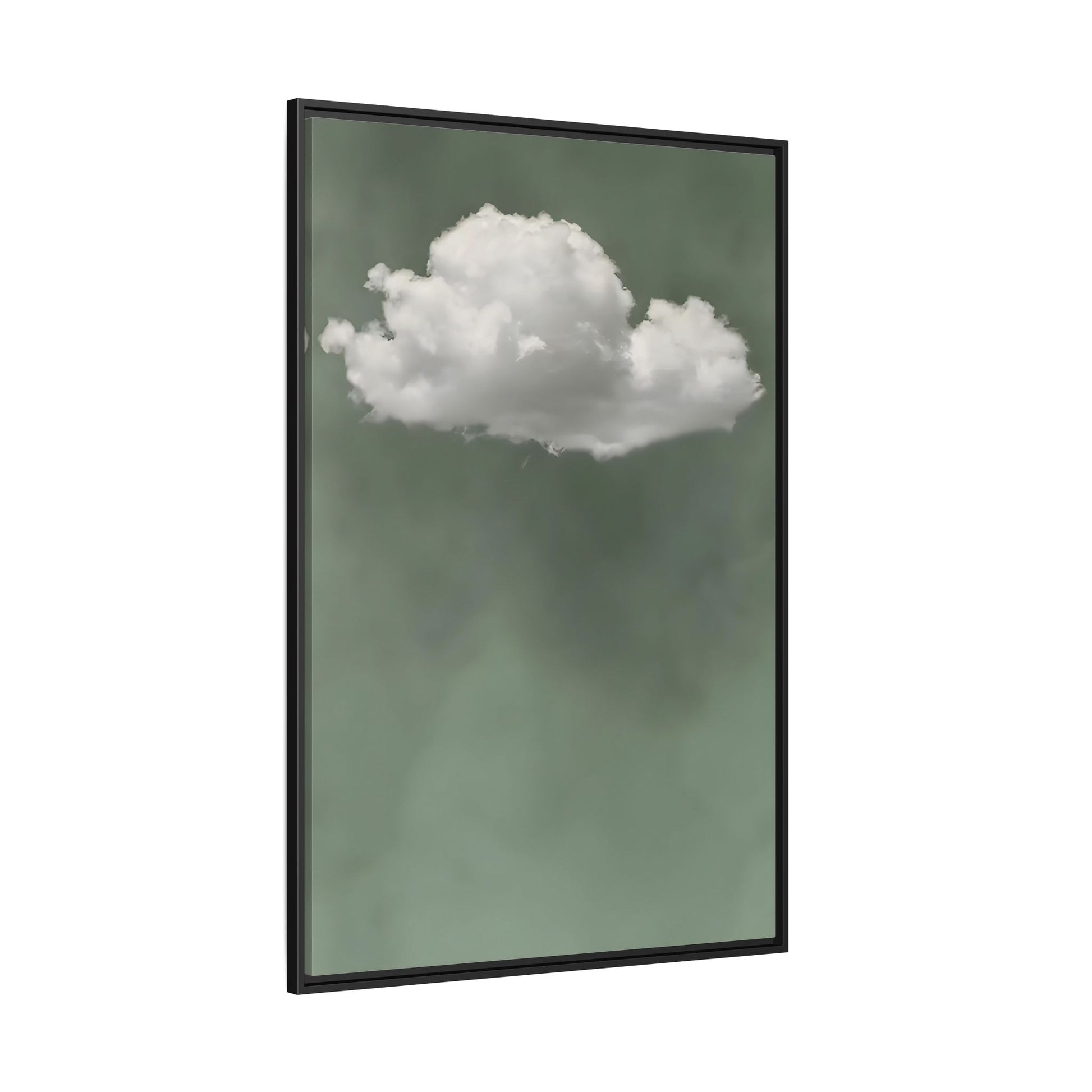 Zen Canvas Prints Surreal Sage - Green Cloud Wall Art