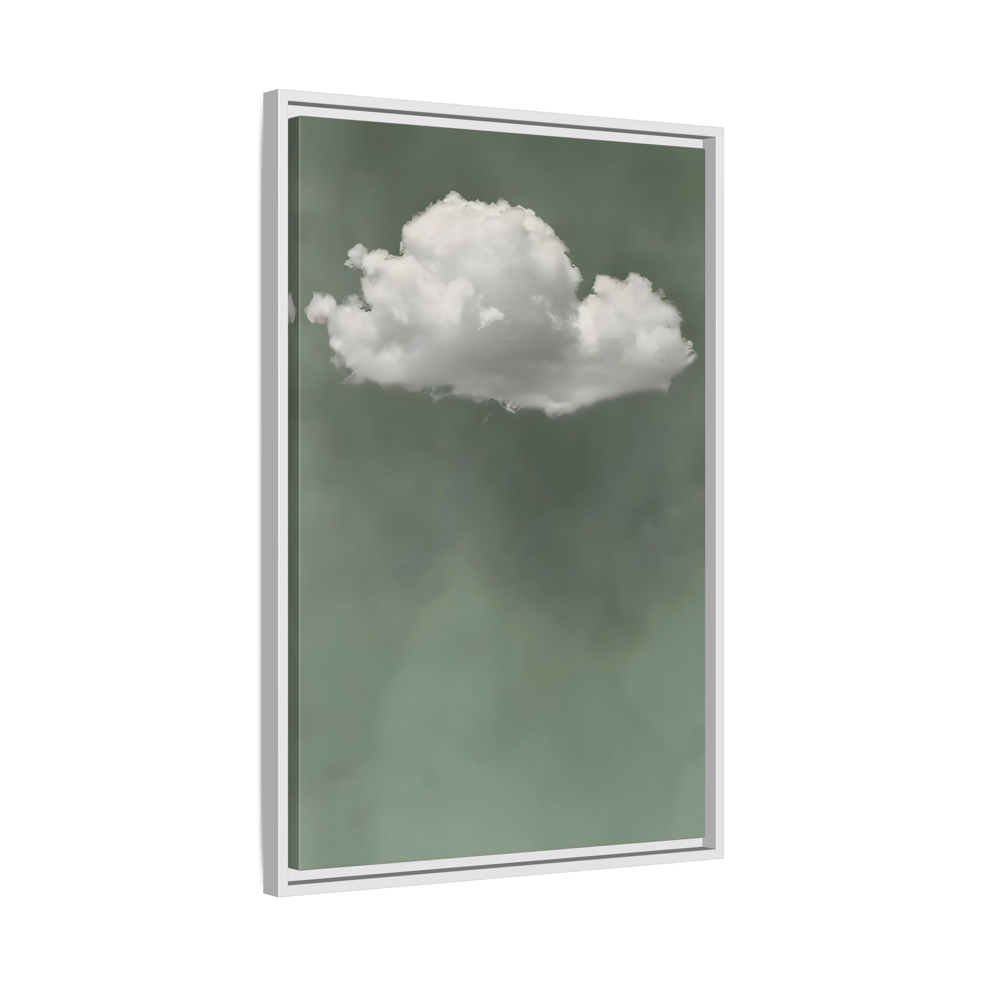 Zen Canvas Prints Surreal Sage - Green Cloud Wall Art