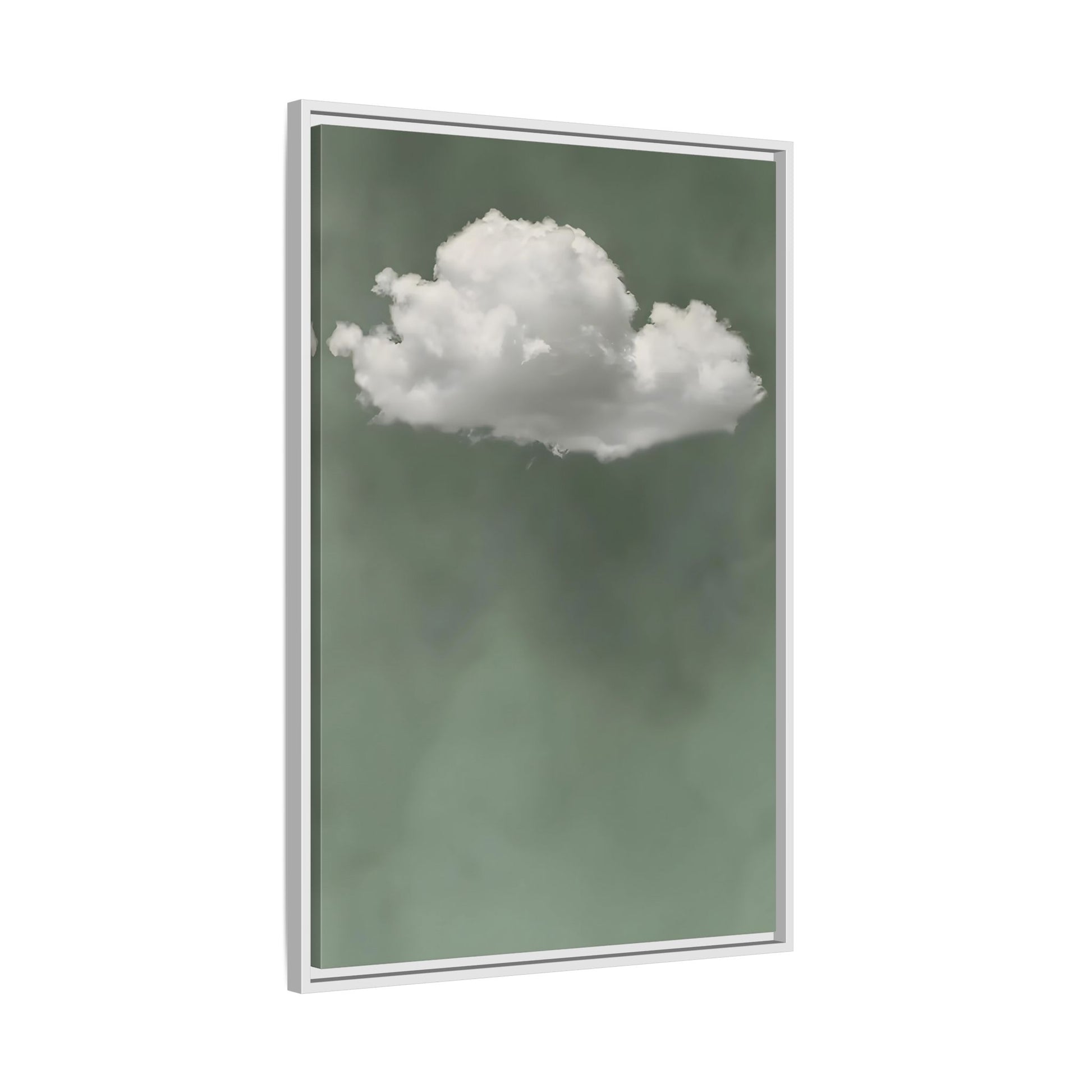 Zen Canvas Prints Surreal Sage - Green Cloud Wall Art