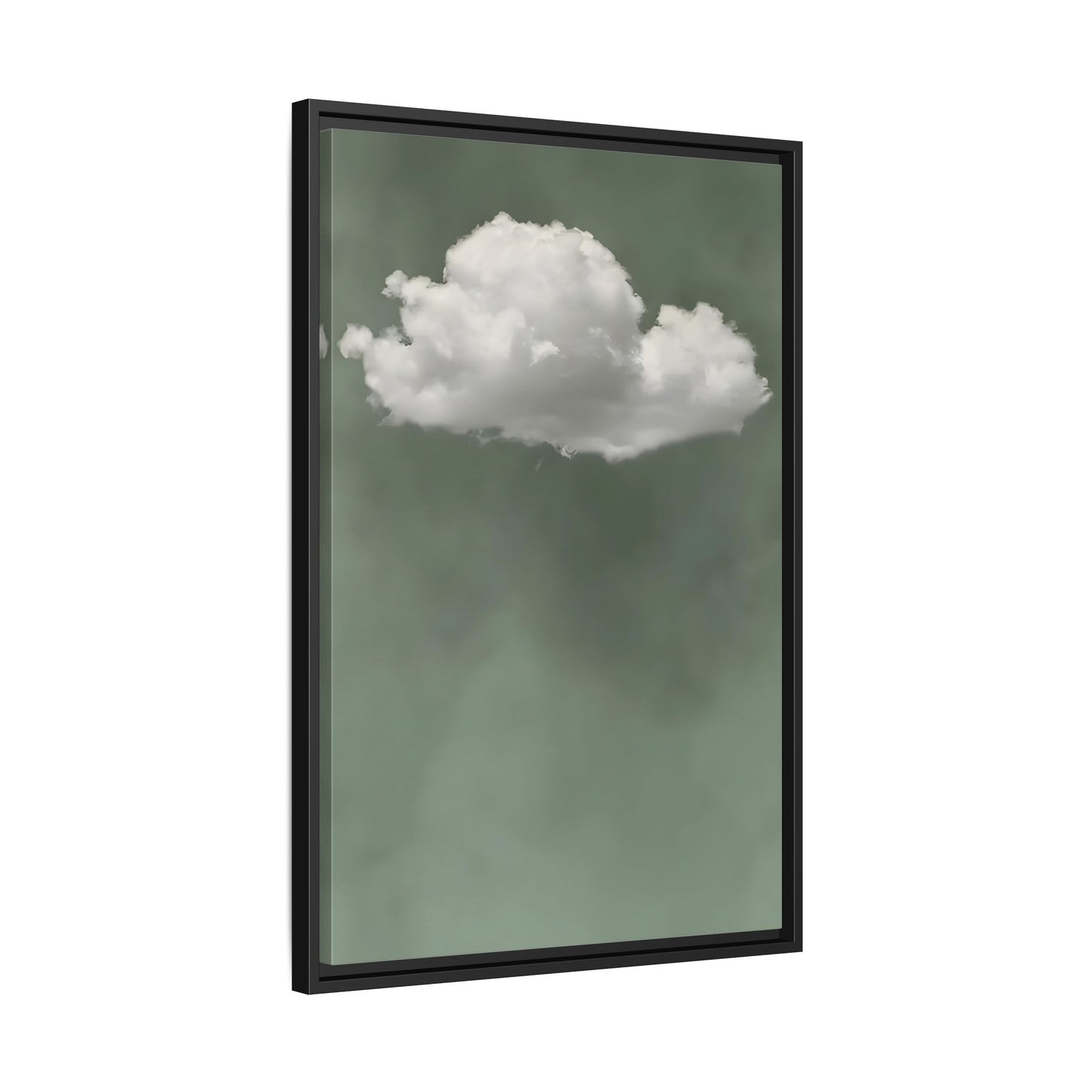 Zen Canvas Prints Surreal Sage - Green Cloud Wall Art