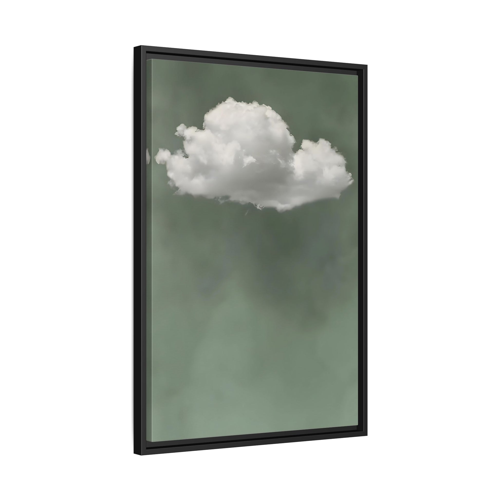 Zen Canvas Prints Surreal Sage - Green Cloud Wall Art