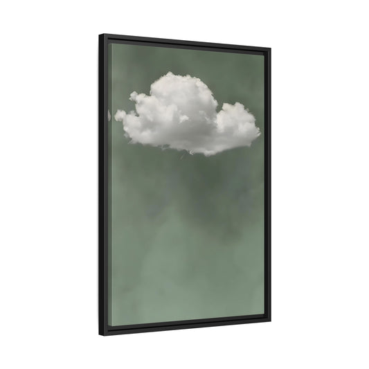 Zen Canvas Prints Surreal Sage - Green Cloud Wall Art