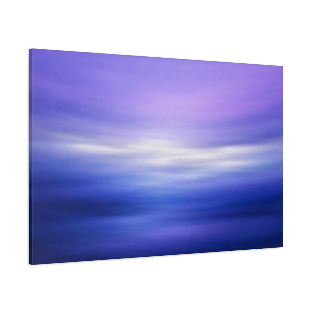 Main Mockup. Abstract Abstract Colors Purple Blue Gradient shown as stretched canvas wall art