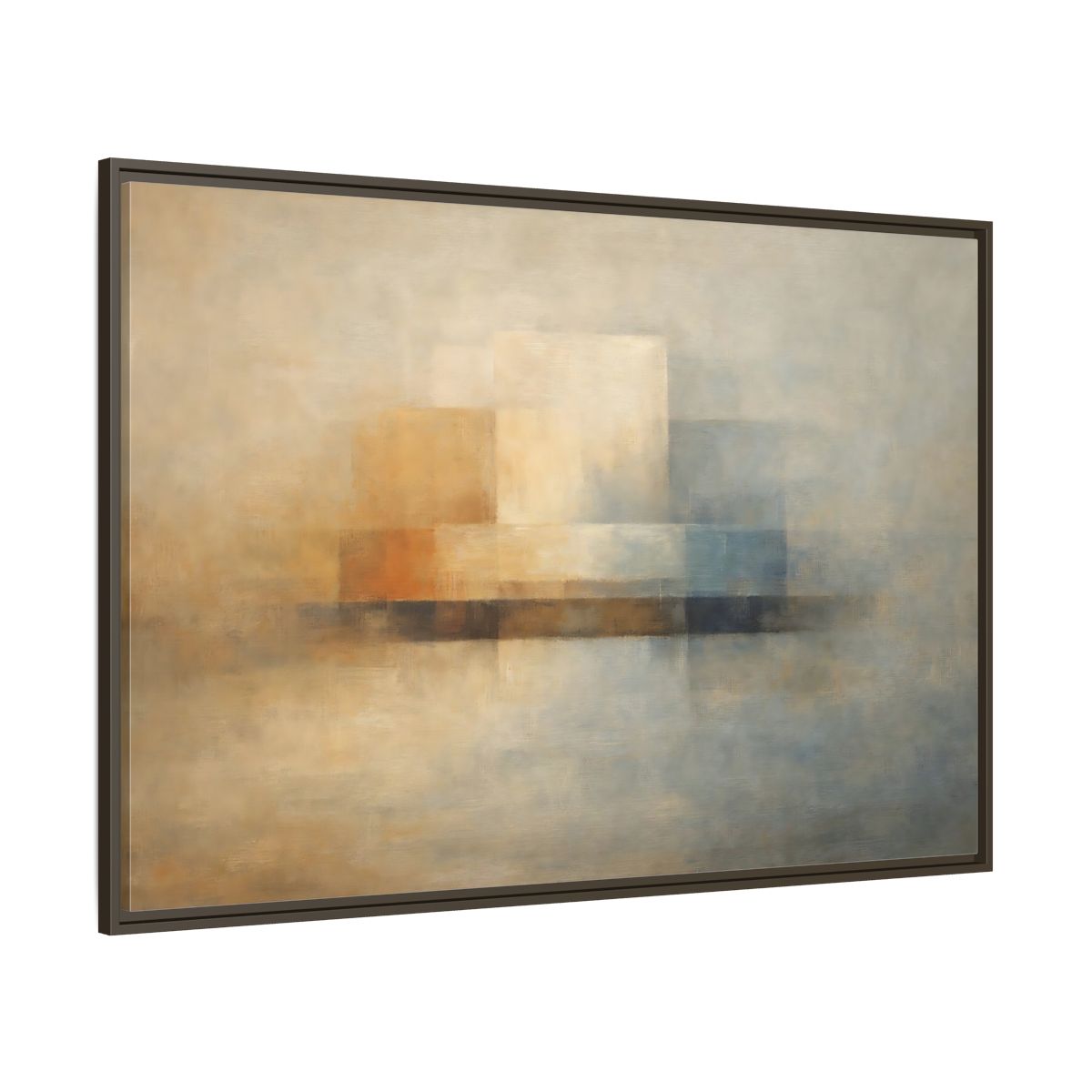 Main Mockup. Abstract Abstract Forms Neutral Abstract shown as stretched canvas wall art