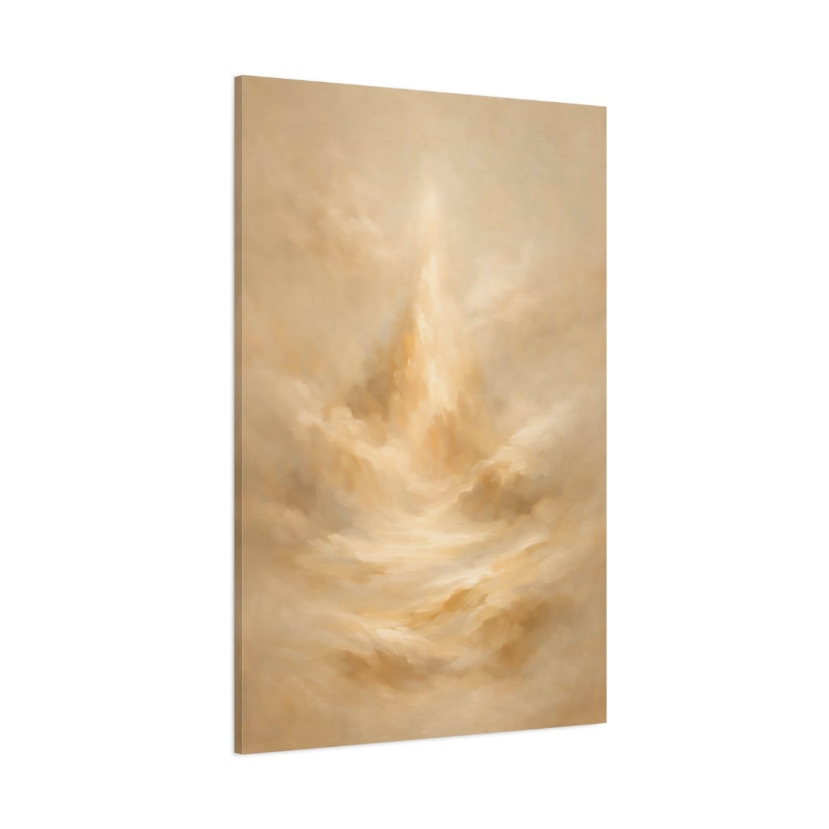 Main Mockup. Abstract Abstract Landscape Warm Abstract Art shown as stretched canvas wall art