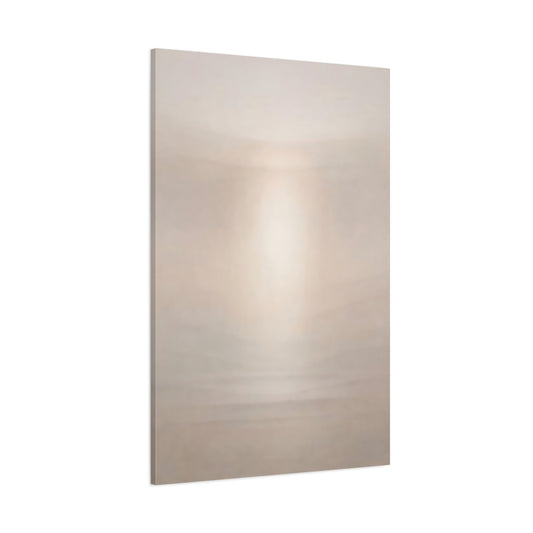Abstract Abstract Light Soft Neutral Gradient shown as stretched canvas wall art