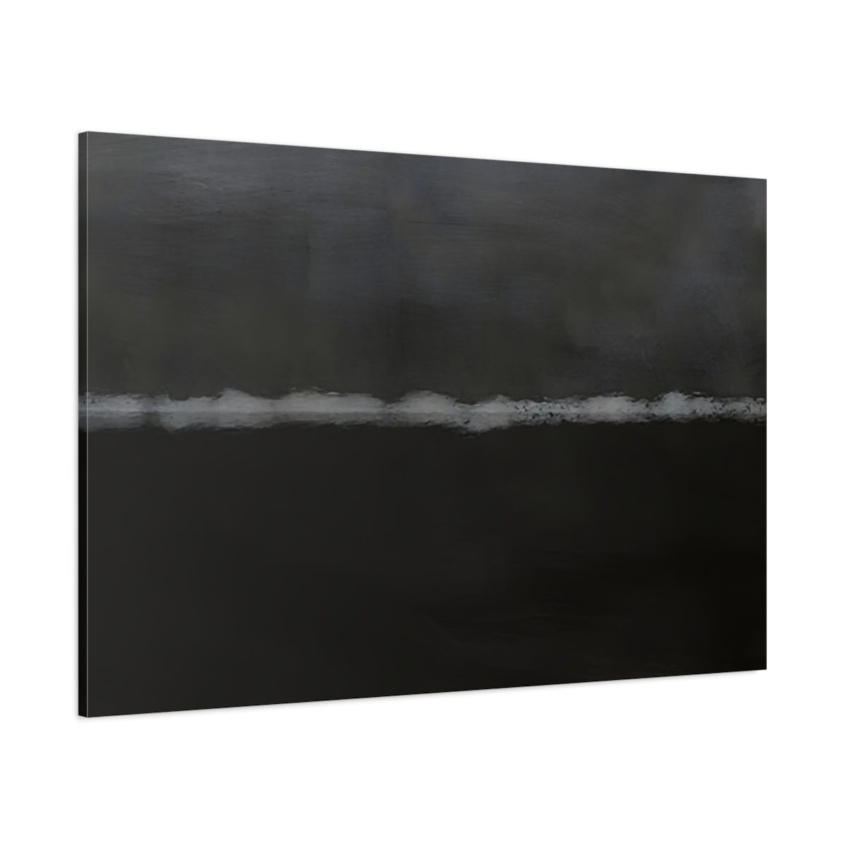 Abstract Abstract Line Dark Grey Abstract shown as stretched canvas wall art