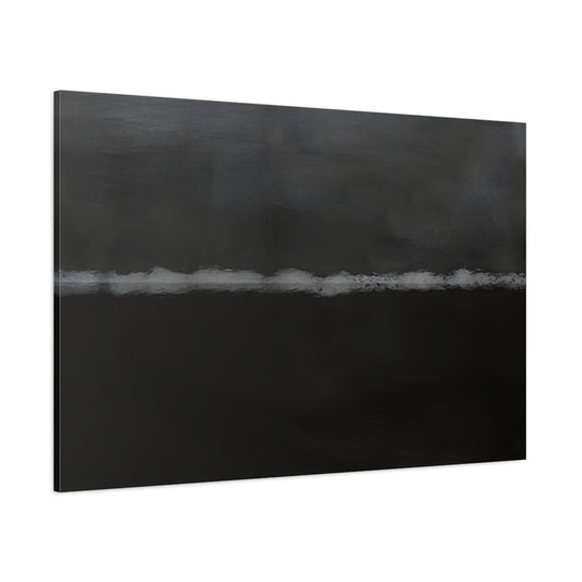 Abstract Abstract Line Dark Grey Abstract shown as stretched canvas wall art