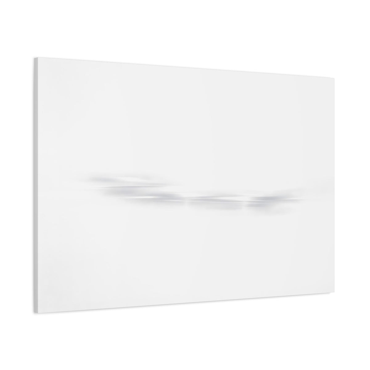 Main Mockup. Abstract Abstract Lines White And Grey shown as stretched canvas wall art