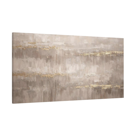 Main Mockup. Abstract Abstract Texture Neutral Gold Texture shown as stretched canvas wall art