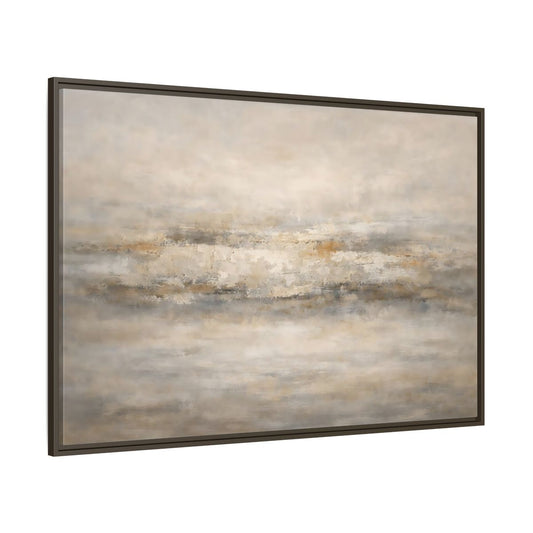 Main Mockup. Abstract Abstract Texture Neutral Textured shown as stretched canvas wall art