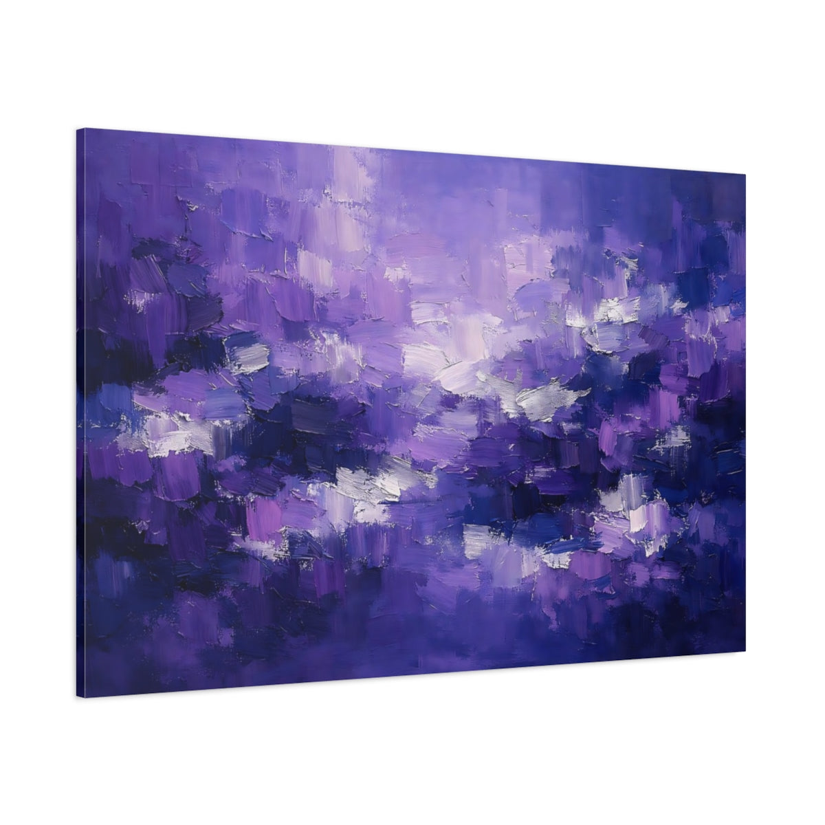 Main Mockup. Abstract Abstract Texture Purple Abstract shown as stretched canvas wall art
