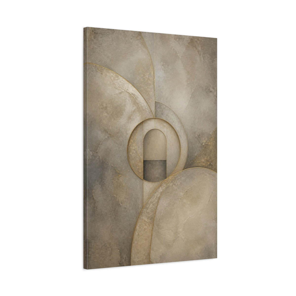 Main Mockup. Abstract Arch Portal shown as canvas print