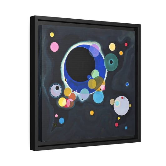 Abstract Canvas Wall Art Print - Kandinsky Several Circles