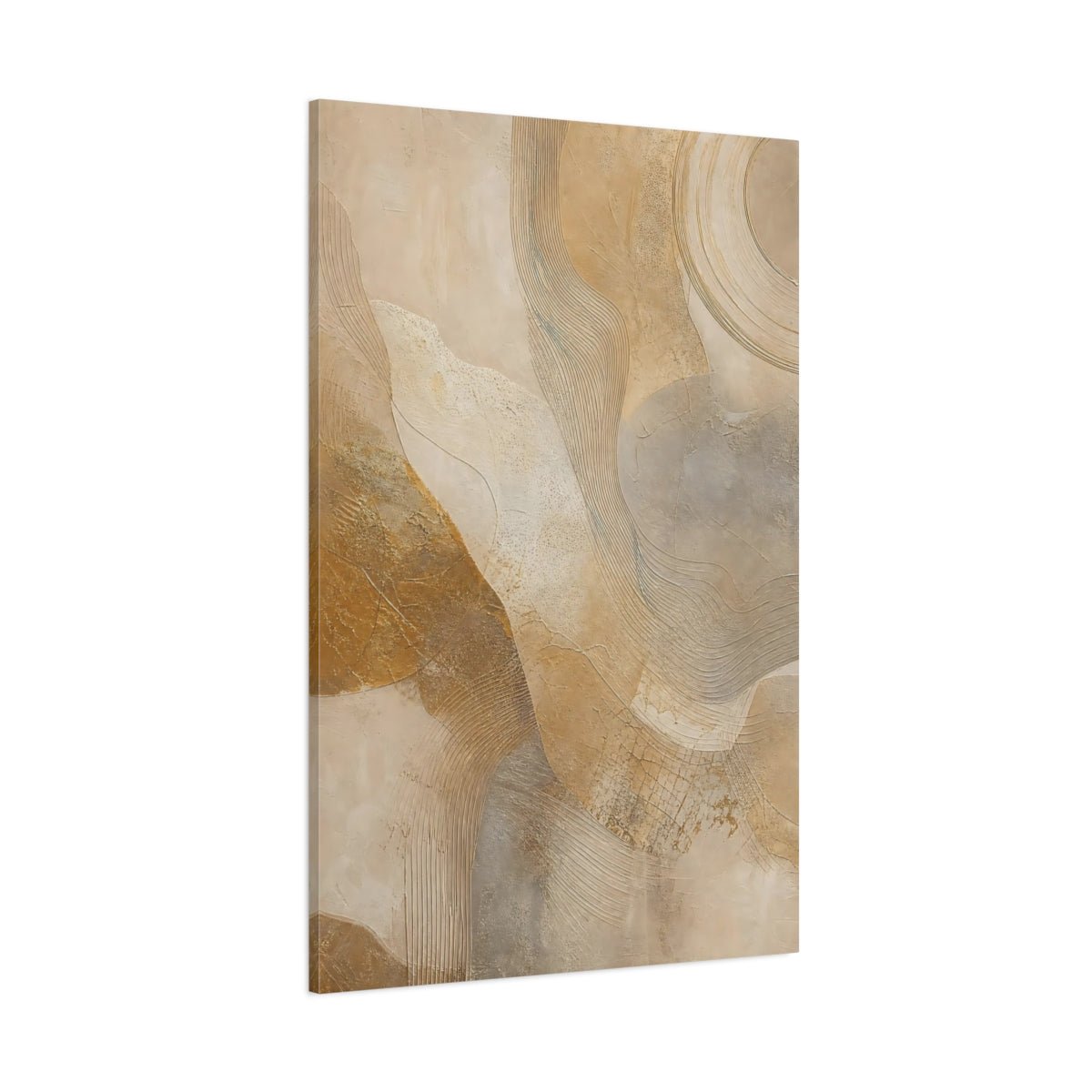 Abstract Canvas Wall Art Print – Living Room Decor, Above Console Table - YesArtYes