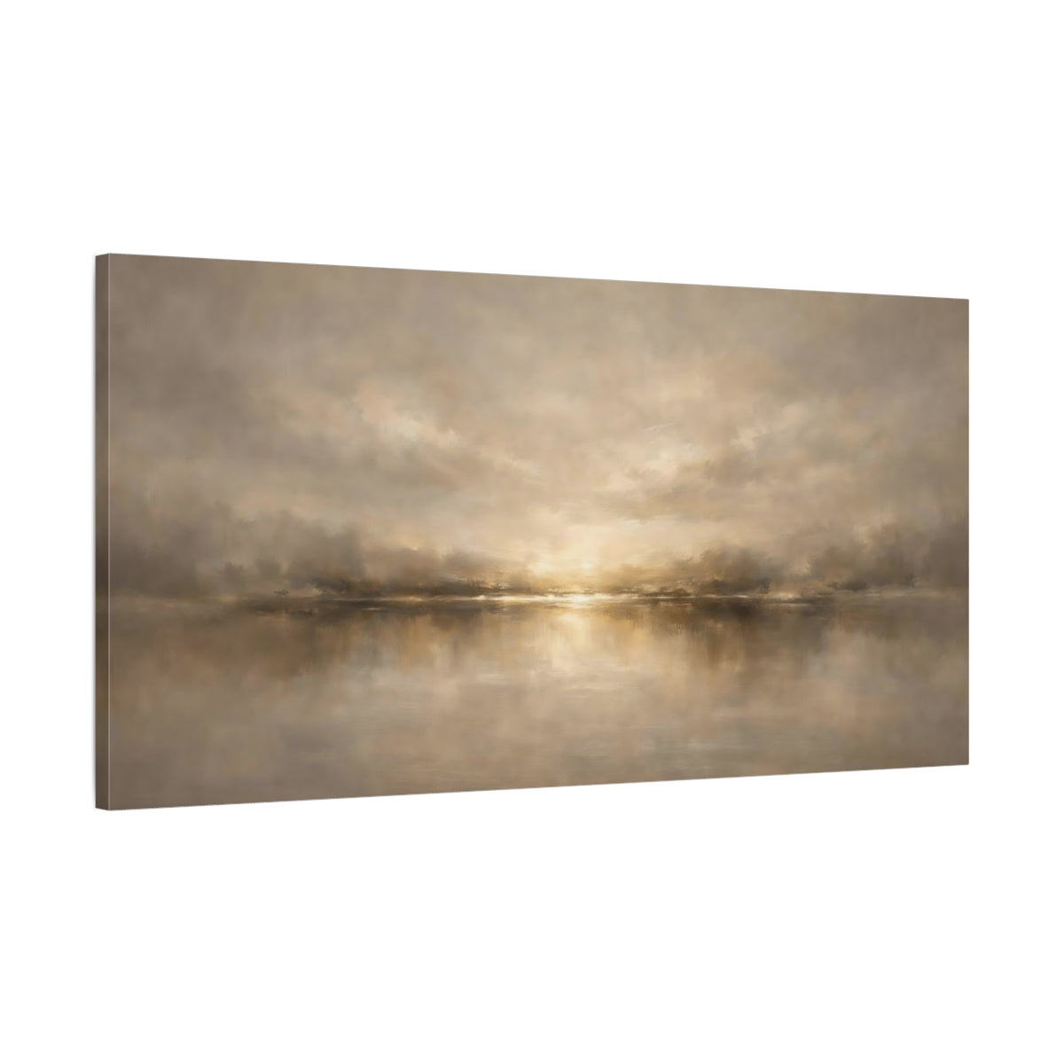 Side Mockup 1. Abstract shown as stretched canvas wall art