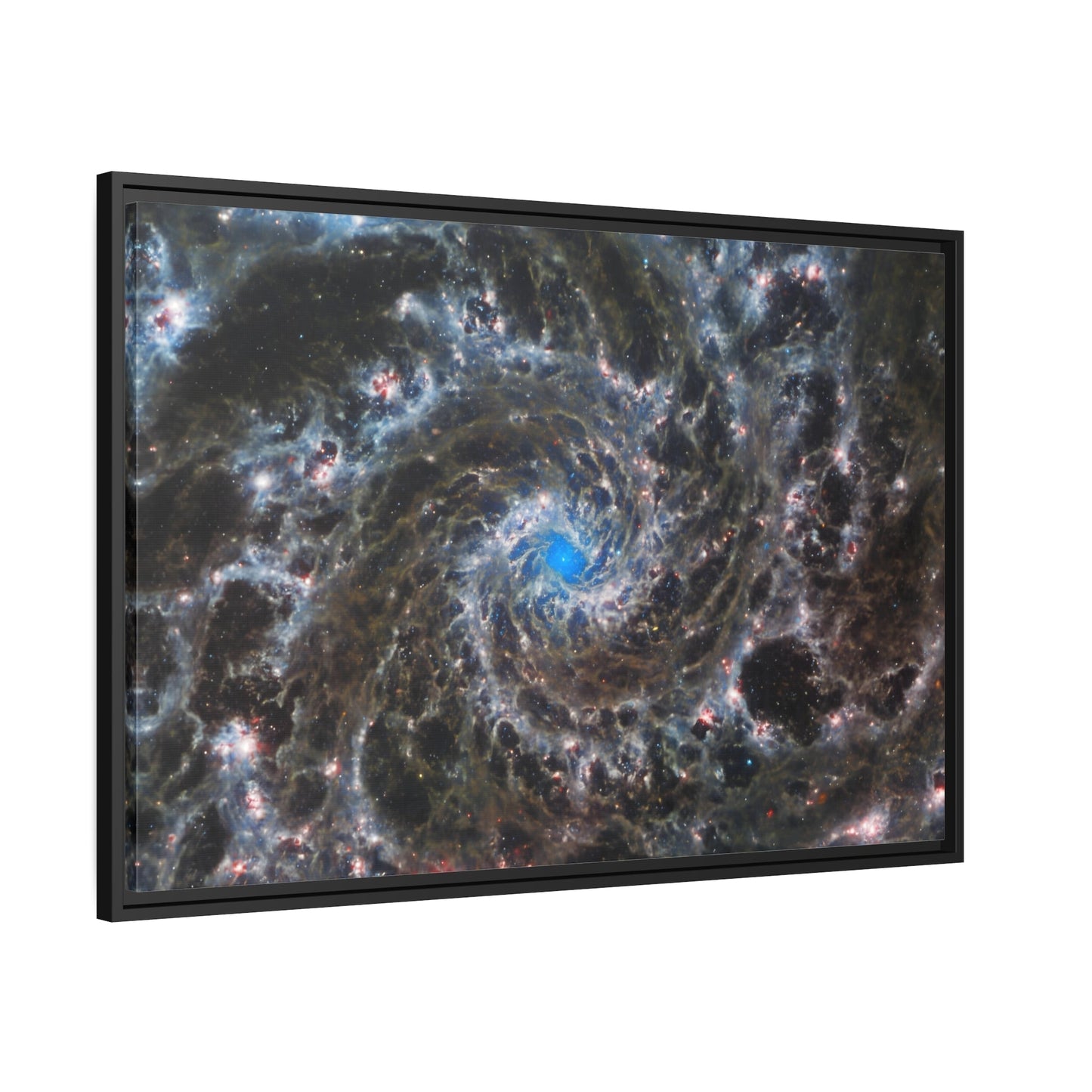 Abstract Cosmic Spiral Canvas Wall Art Prints