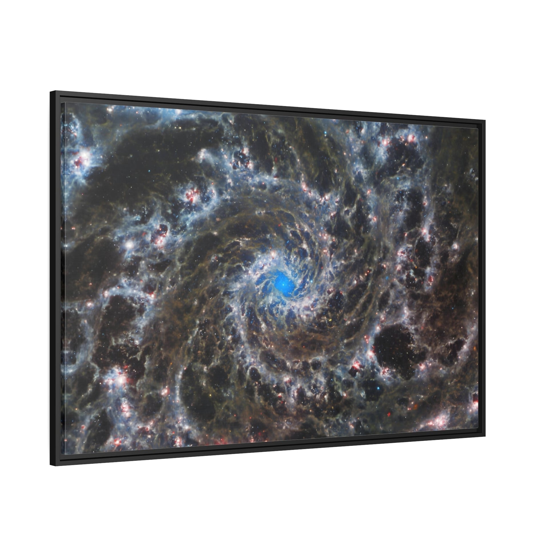 Abstract Cosmic Spiral Canvas Wall Art Prints