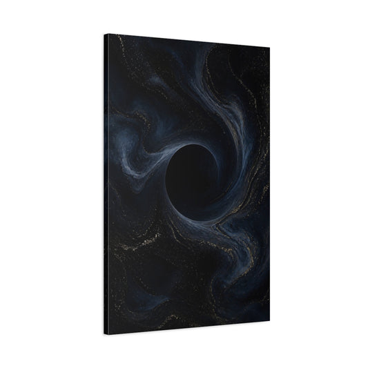 Main Mockup. Abstract Dark Vortex shown as canvas print