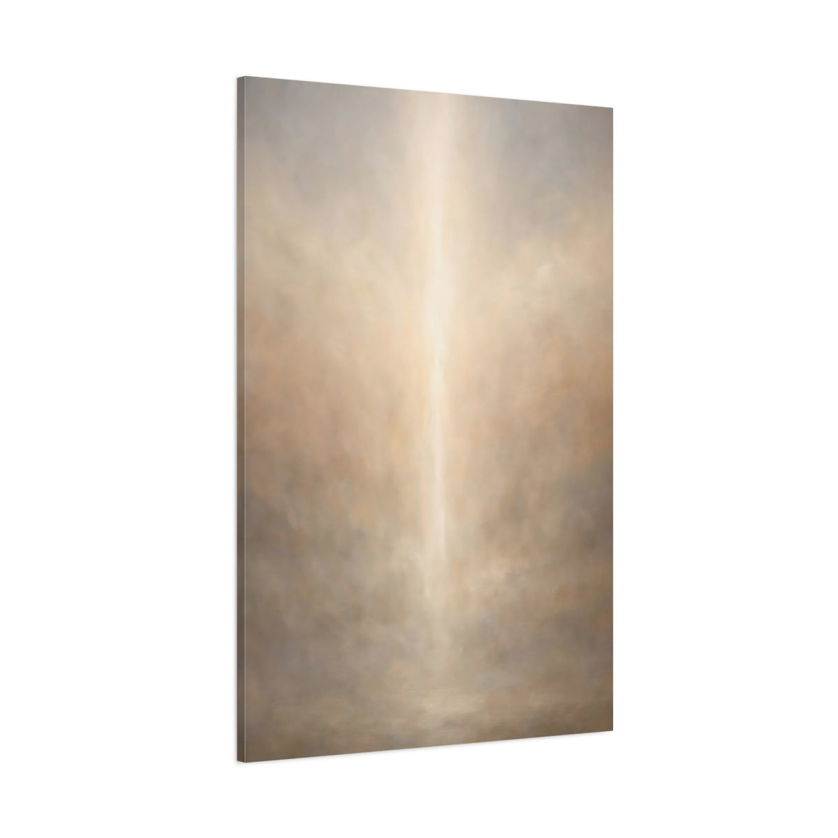 Main Mockup. Abstract Ethereal Light Warm Abstract Light shown as stretched canvas wall art