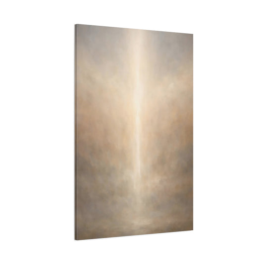 Main Mockup. Abstract Ethereal Light Warm Abstract Light shown as stretched canvas wall art