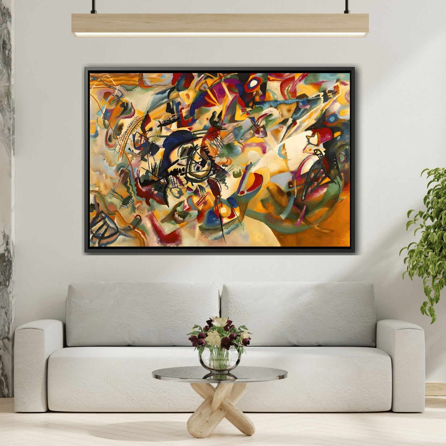 Abstract Canvas Wall Decor - Modern Kandinsky Art