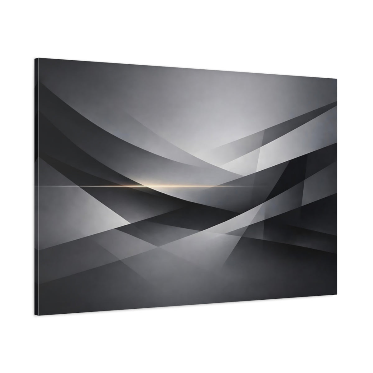 Main Mockup. Abstract Geometric Shapes Gray Geometric shown as stretched canvas wall art
