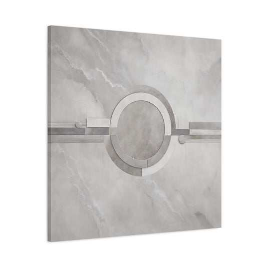 Main Mockup. Abstract Geometric Shapes Gray Geometric shown as stretched canvas wall art