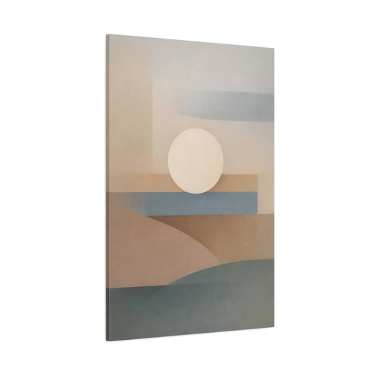Main Mockup. Abstract Geometric Shapes Minimalist Geometric shown as stretched canvas wall art