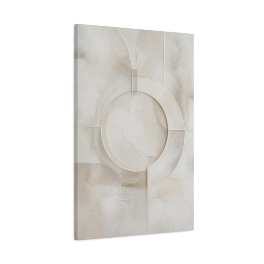 Main Mockup. Abstract Geometric Shapes Neutral Abstract shown as stretched canvas wall art