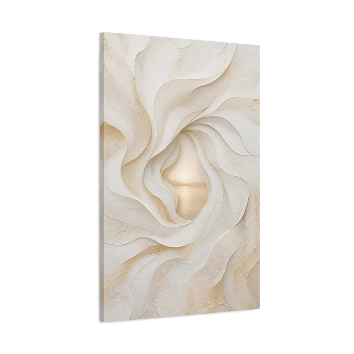 Main Mockup. Abstract Hidden Portal shown as canvas print