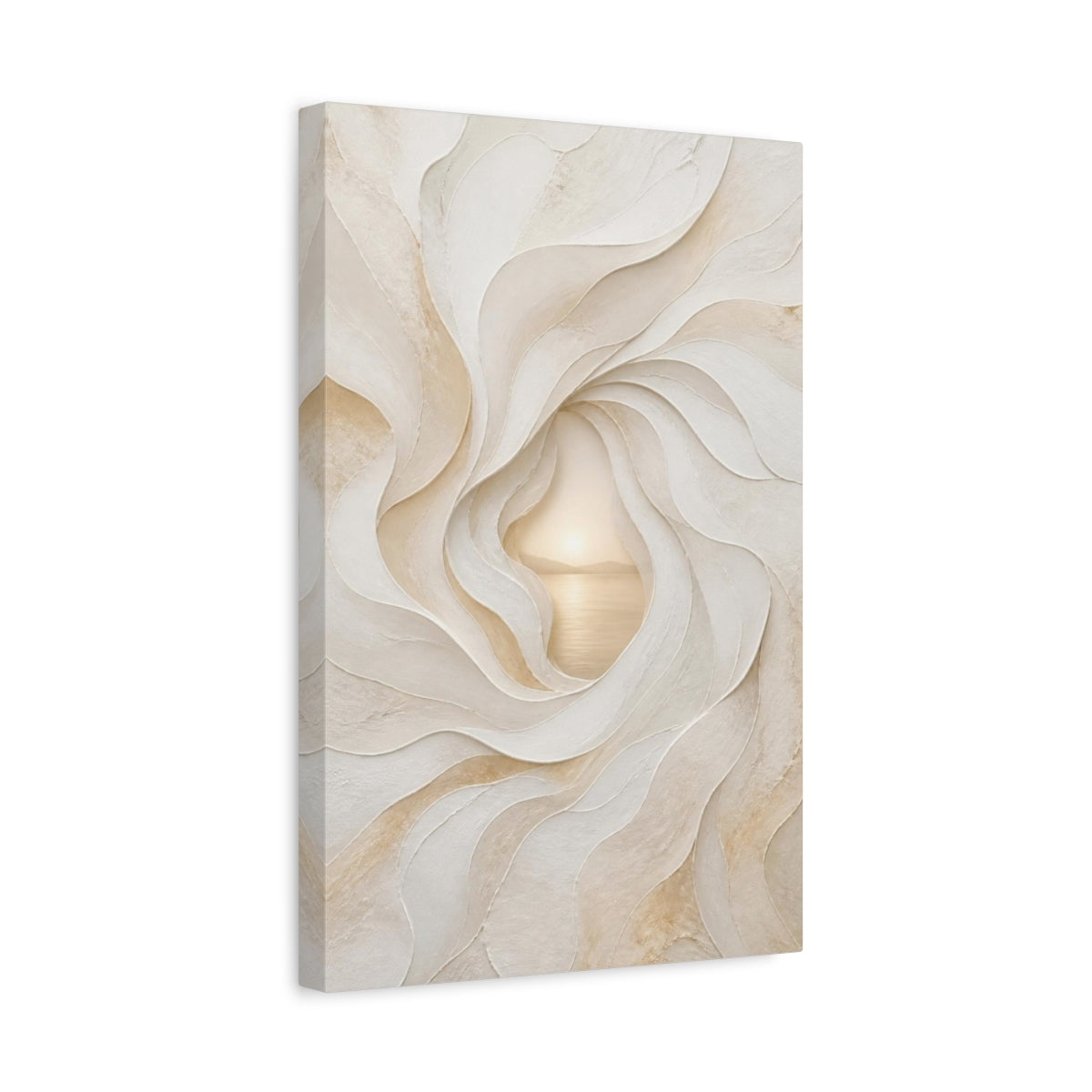 Side Mockup 4. Abstract Hidden Portal shown as canvas print
