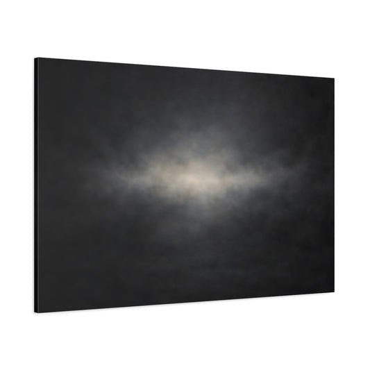 Main Mockup. Abstract Light Glow Dark Abstract shown as stretched canvas wall art