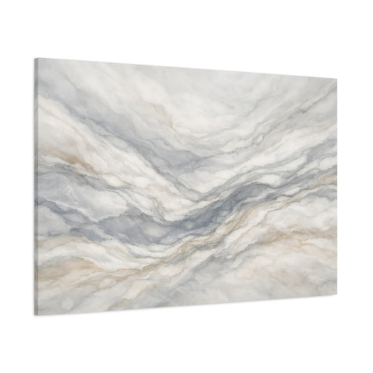 Main Mockup. Abstract Marble Texture Gray Gold Marble shown as stretched canvas wall art