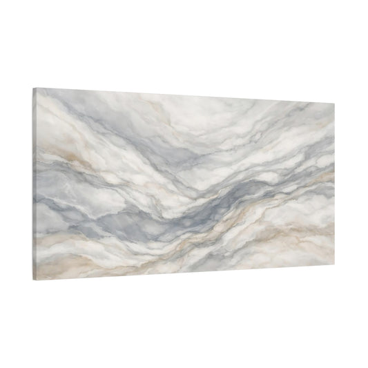 Main Mockup. Abstract Marble Texture Gray Marble Pattern shown as stretched canvas wall art