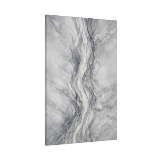 Main Mockup. Abstract Marble Texture Grey And White Marble shown as stretched canvas wall art